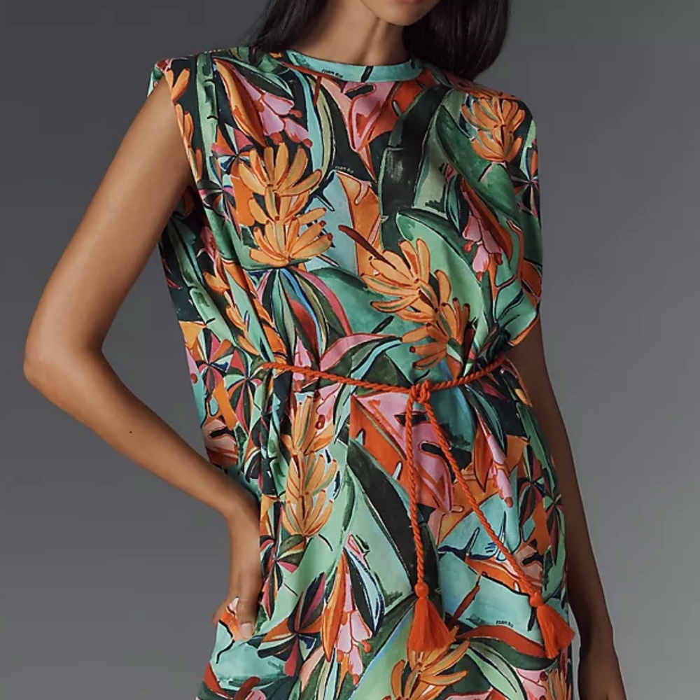 FARM Rio tropical mini dress